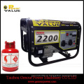 Gasolina Gasolina generador eléctrico alimentado portátil 2.2kva 5kva precio